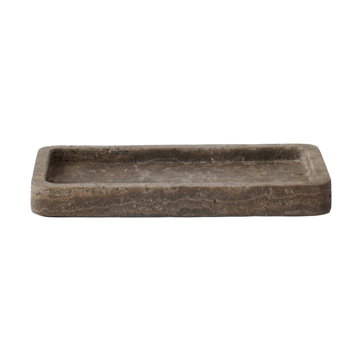 Tell Me More Travertine dekorasjonsbrett 13 x 25 cm Brun
