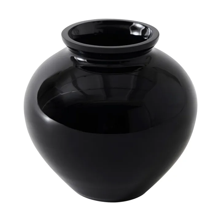 Velino vase - Svart, Ø12,5x11,5 cm - Tell Me More