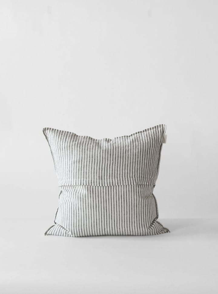 Washed linen putetrekk 50 x 50 cm, Grey-white Tell Me More