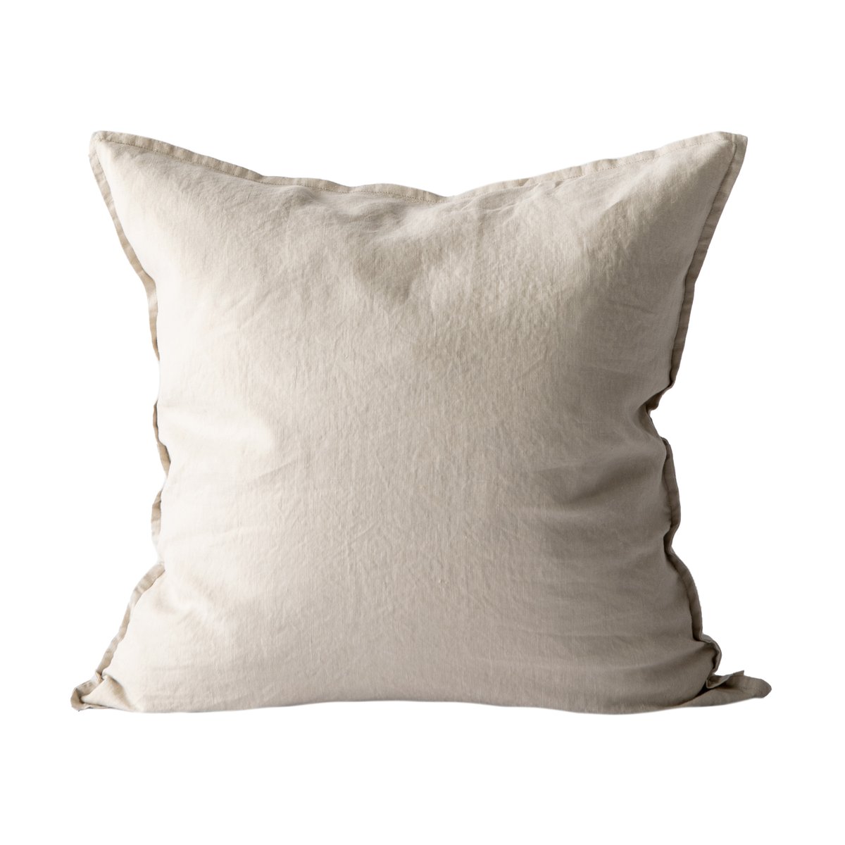 Tell Me More - Putetrekk lin 50x50 cm warm grey