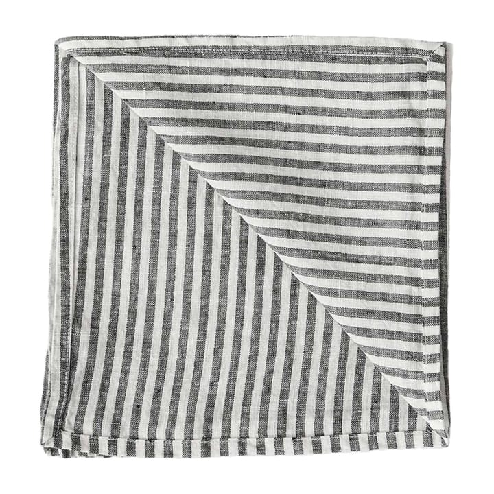 Washed linen stoffserviett 45 x 45 cm, Grey-white Tell Me More