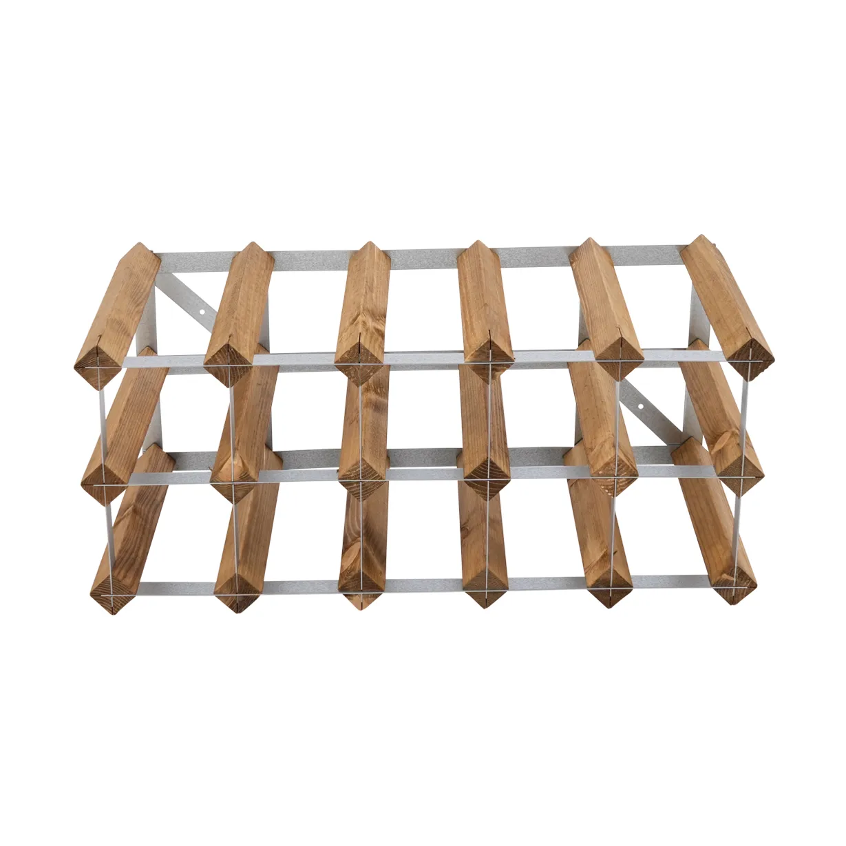 The Swedish Wine Rack Factory vinstativ montert, 12 flasker-lys furu The Swedish Wine Rack Factory