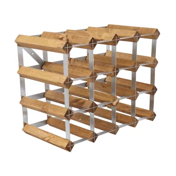 The Swedish Wine Rack Factory vinstativ montert - 16 flasker-lys furu - The Swedish Wine Rack Factory