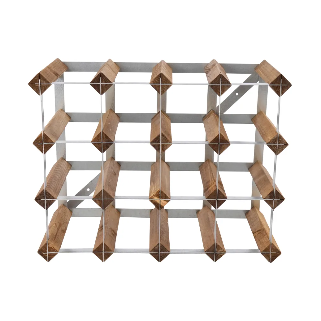 The Swedish Wine Rack Factory vinstativ montert, 16 flasker-lys furu The Swedish Wine Rack Factory