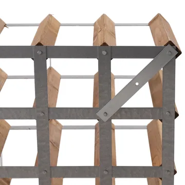 The Swedish Wine Rack Factory vinstativ montert - 30 flasker-lys furu - The Swedish Wine Rack Factory