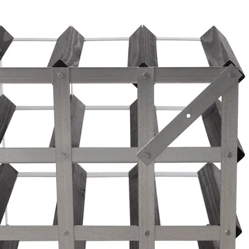 The Swedish Wine Rack Factory vinstativ montert - 9 flasker-svart furu - The Swedish Wine Rack Factory