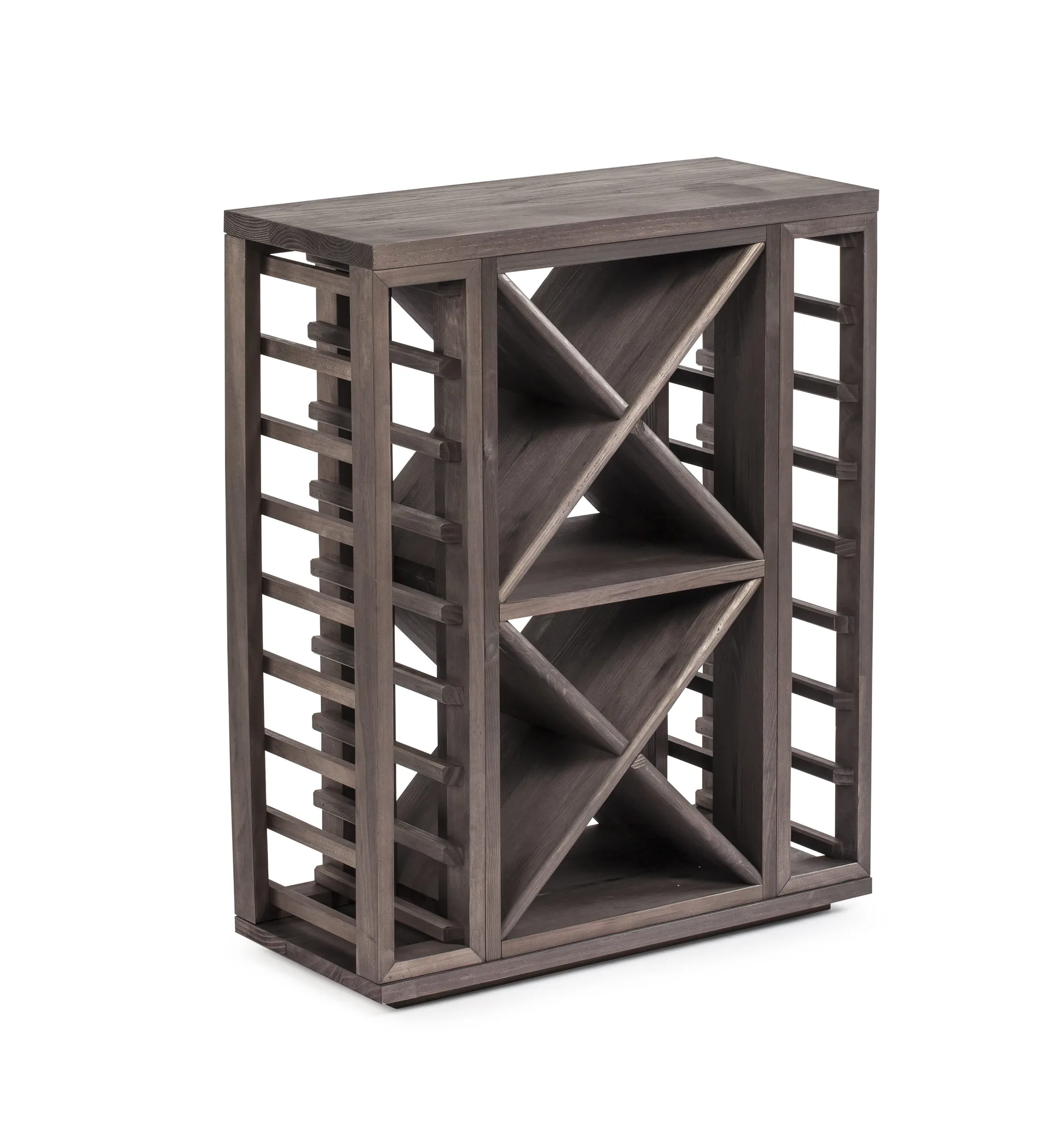 Traditional Wine racks vinmøbel 40 flasker, Beiset eik Traditional Wine Racks