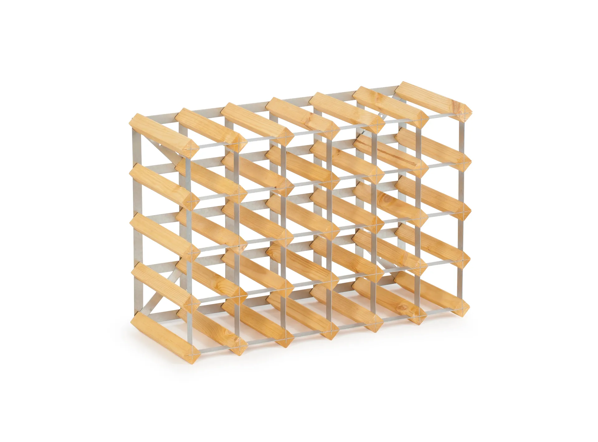 Traditional Wine racks vinstativ 30 flasker påbyggbar, Lys eik Traditional Wine Racks