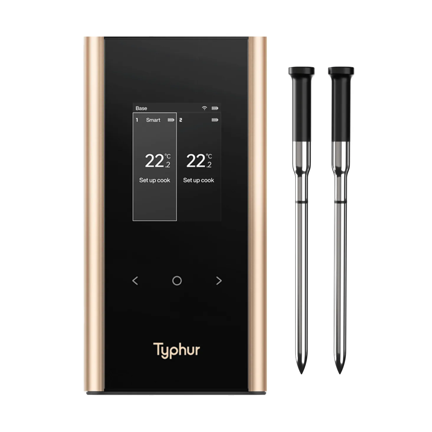 Typhur Sync gold kjøkkentermometer, Dual Typhur
