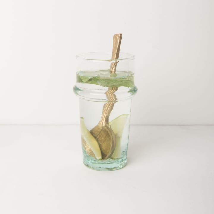 Drickglass resirkulert glass stort, Klar-grønn URBAN NATURE CULTURE