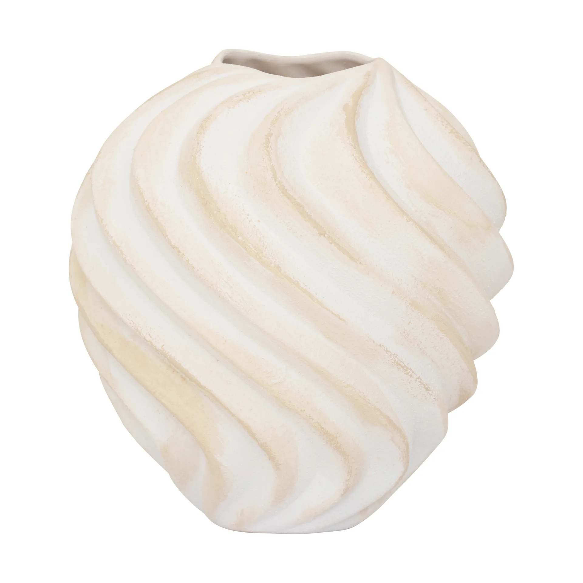 Riflet vase Ø22 cm, Brun URBAN NATURE CULTURE