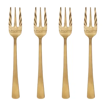 UNC gaffel 4-pakning - Gold - URBAN NATURE CULTURE