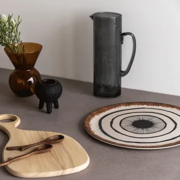 UNC kanne gjenvunnet glass 1,35 liter - Ebony - URBAN NATURE CULTURE