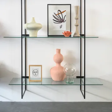 UNC vase resirkulert glass L 24,9 cm - Klar - URBAN NATURE CULTURE