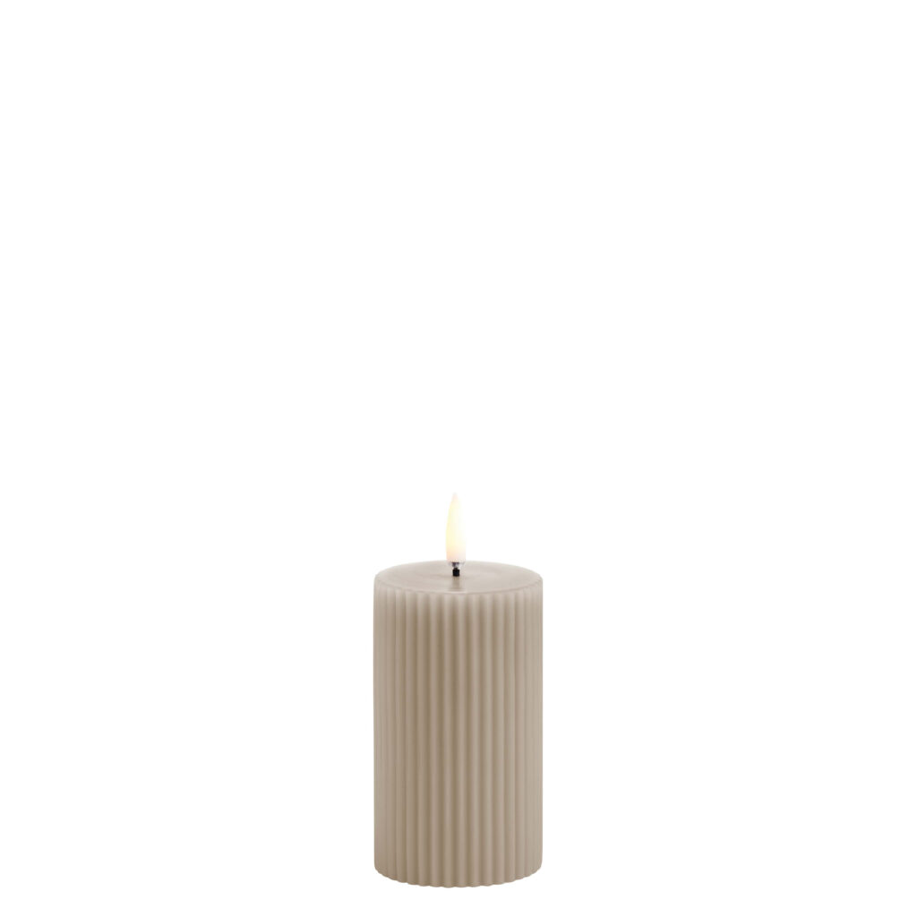 Uyuni Lighting LED Blokklys Riflet 5,8x10 cm Sandstone