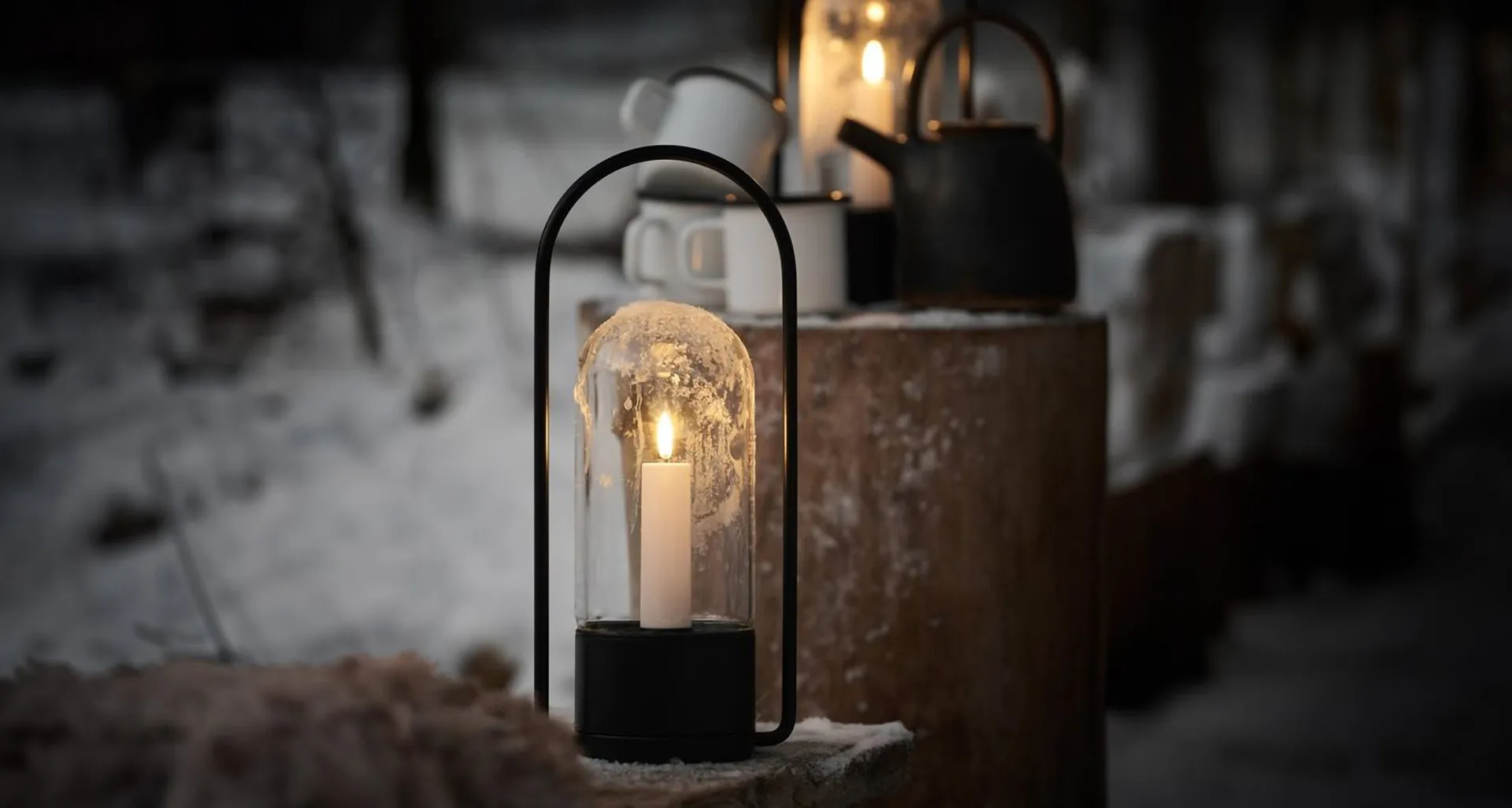 Outdoor holder til Lanterna 34 cm, Svart Uyuni Lighting