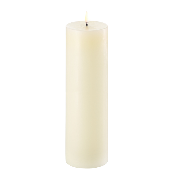 Uyuni Lighting Pillar LED-lys 7,8 x 25 cm Ivory