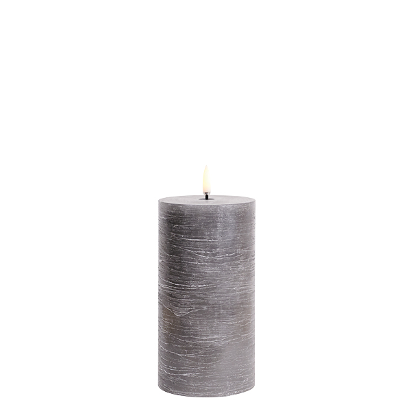 Uyuni Lighting Pillar LED-lys 7,8x15 cm Grå