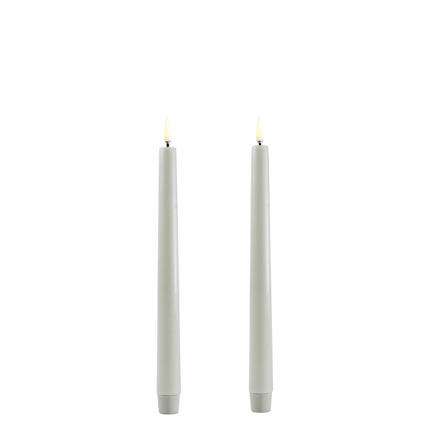 Uyuni Lighting Taper LED-lys 2-pakning 2,3 x 25 cm Grønn