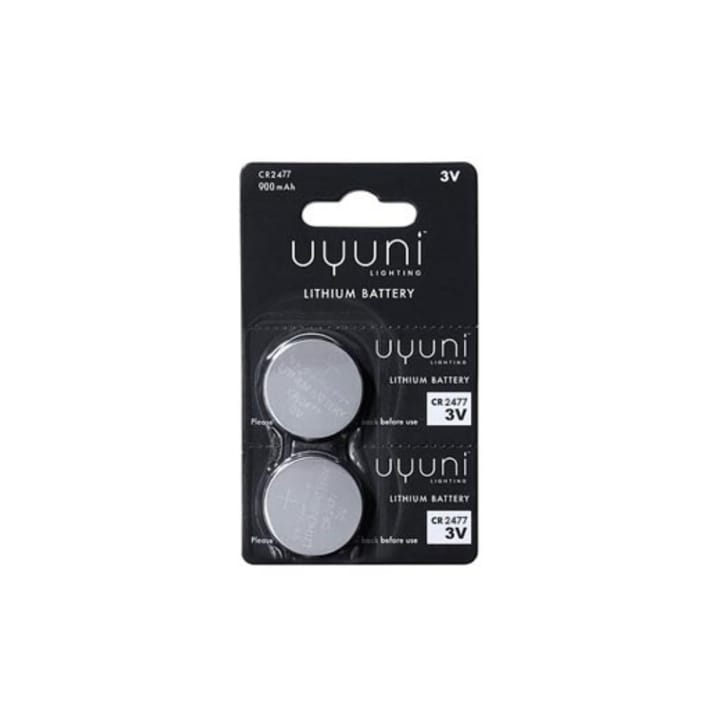 UYUNI CR2477 Batteri 2-pakning, 3v 900mah Uyuni Lighting