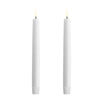 Uyuni LED Kronelys hvit 2-pakning - Ø2,3x20 cm - Uyuni Lighting