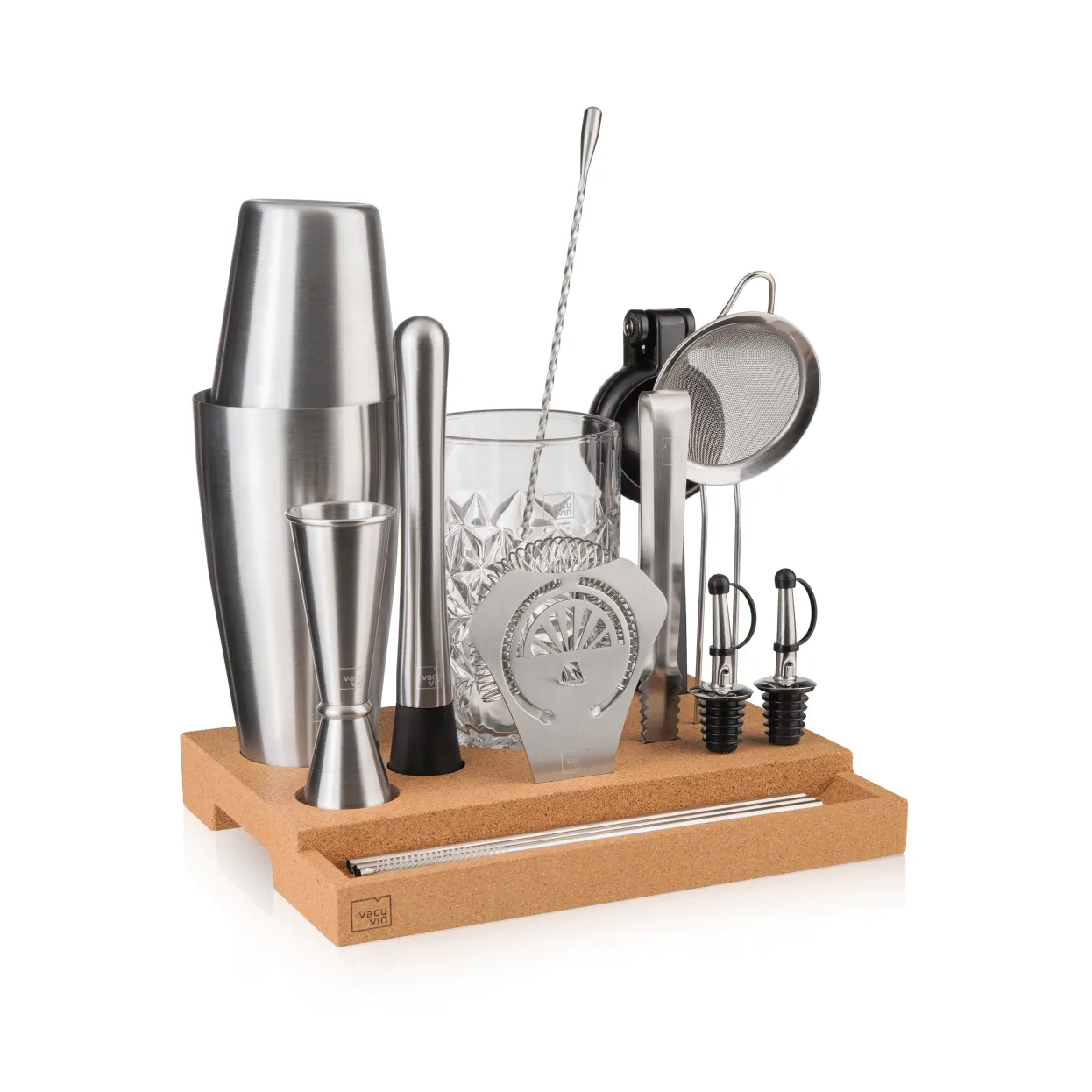 Vacuvin Master Bar In a Box cocktailsett, Rustfritt stål, 16 deler Vacuvin