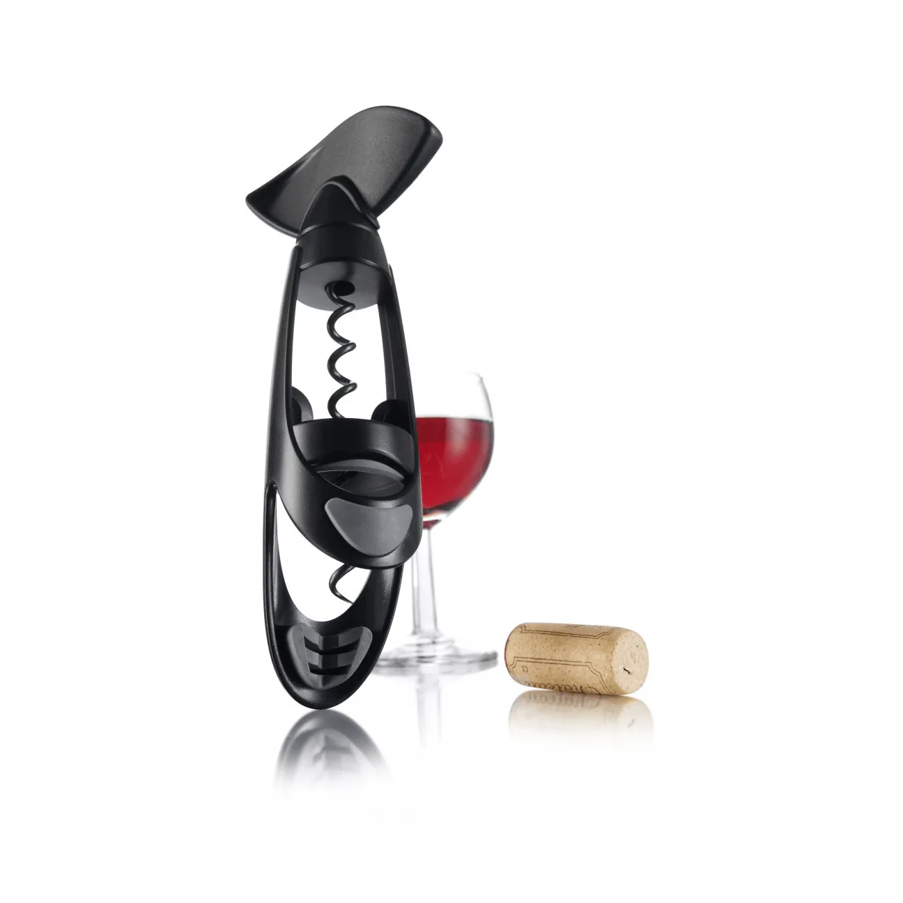 Vacuvin Twister vrikorkskrue, Svart Vacuvin