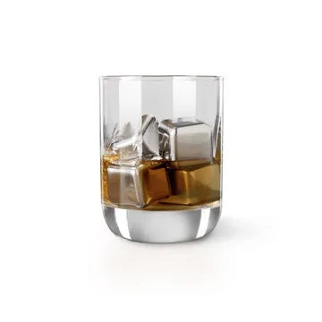 Vacuvin whiskystener - Rustfritt stål, 4-pakning - Vacuvin