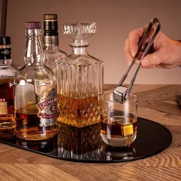 Vacuvin whiskystener - Rustfritt stål, 4-pakning - Vacuvin