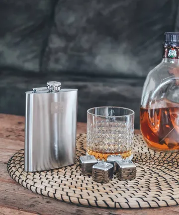 Vacuvin whiskystener - Rustfritt stål, 4-pakning - Vacuvin