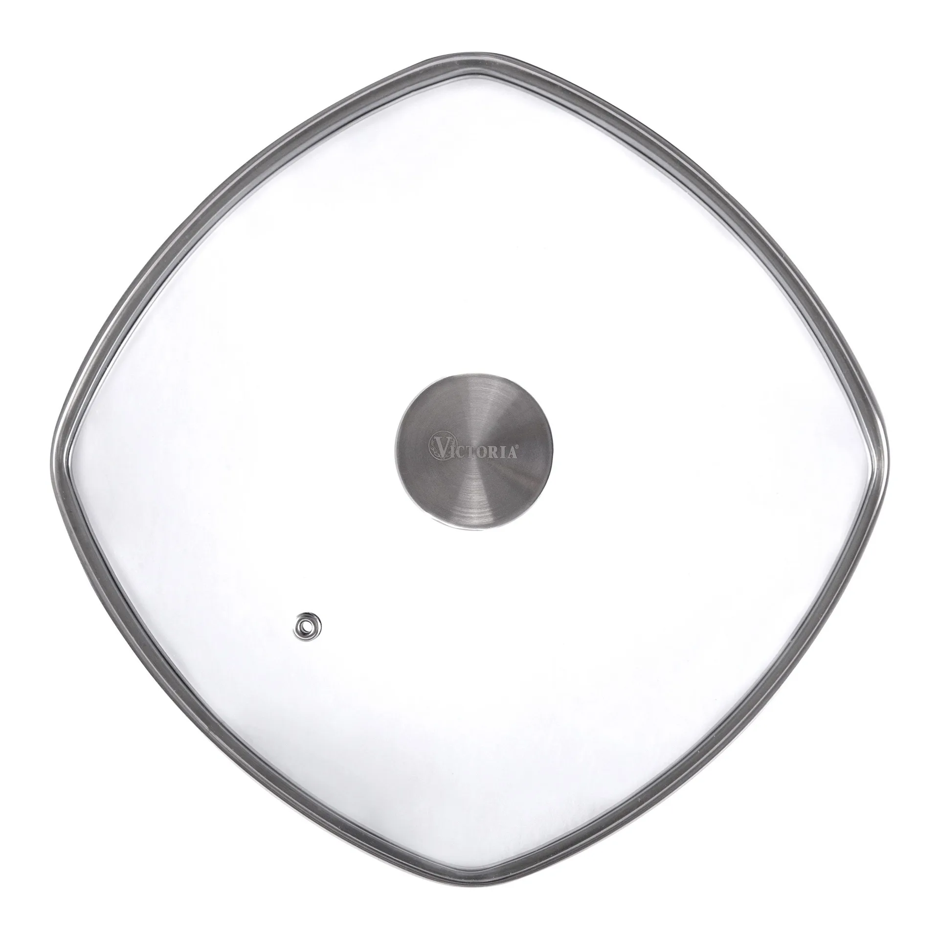 Glasslokk med knott, 25x25 cm Victoria