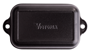 Ovnform støpejern emaljert 12x18 cm - Svart - Victoria