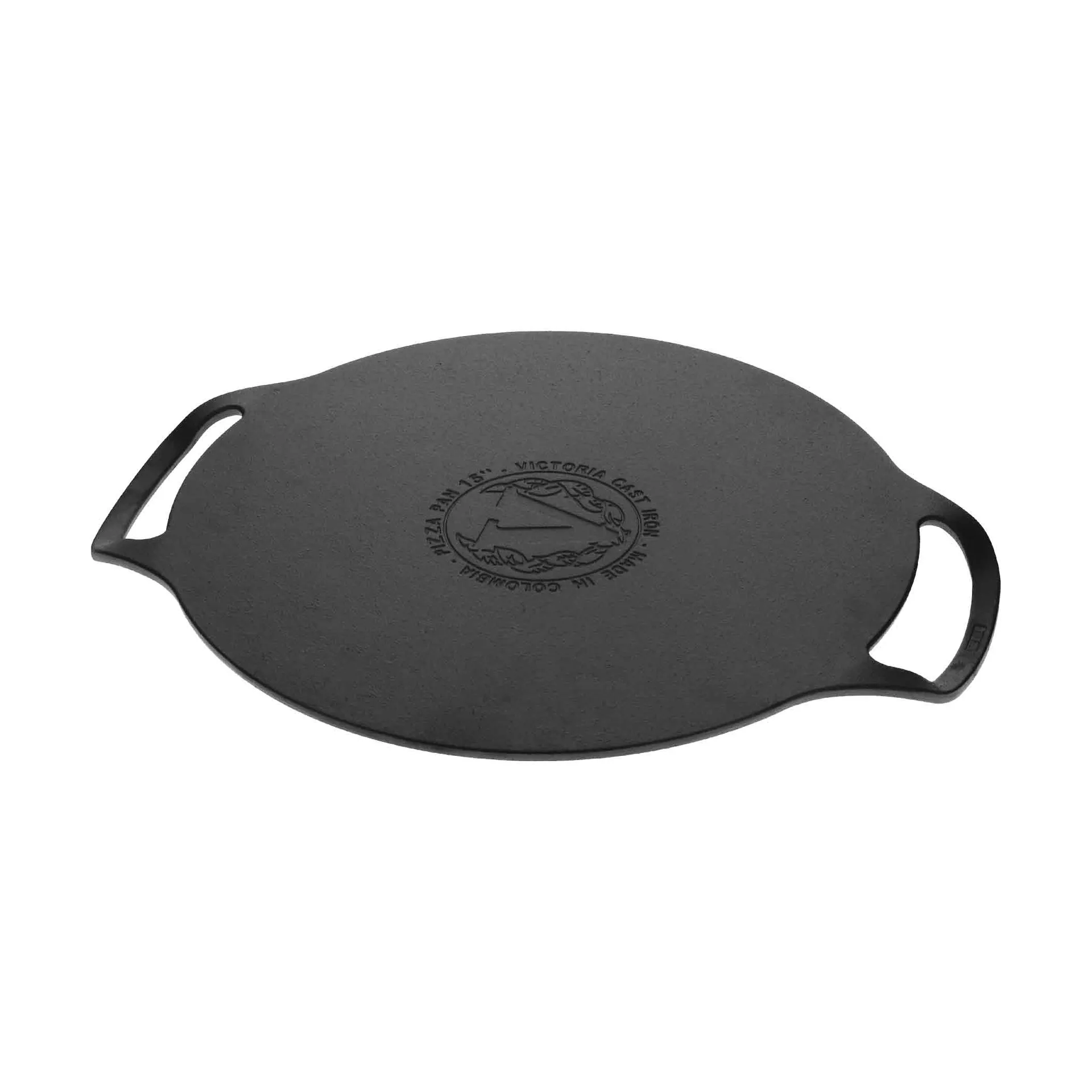 Victora pizzapanne støpejern to håndtak emaljert, Ø38 cm Victoria