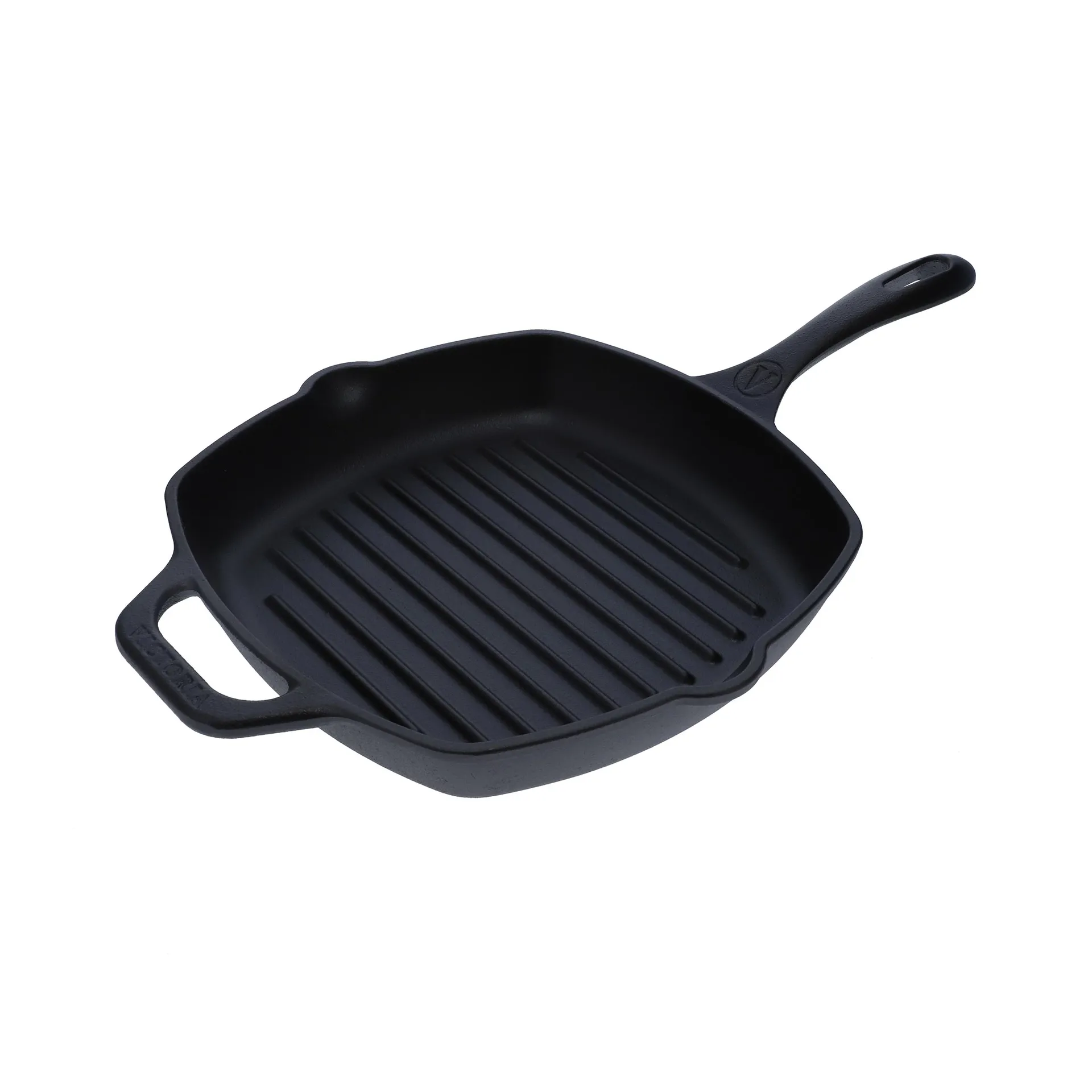 Victoria firkantet grillpanne støpejern enameled, 44,1x28,4 cm Victoria