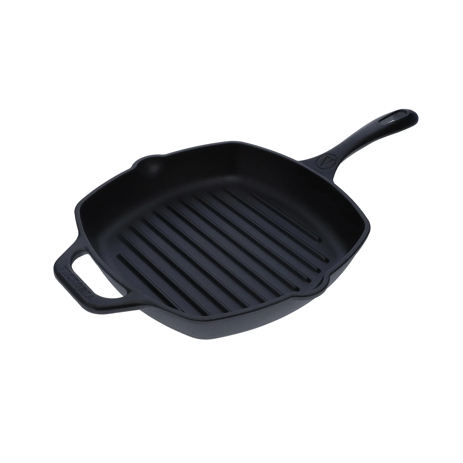 Victoria firkantet grillpanne støpejern pre-seasoned, 44,1x28,4 cm Victoria