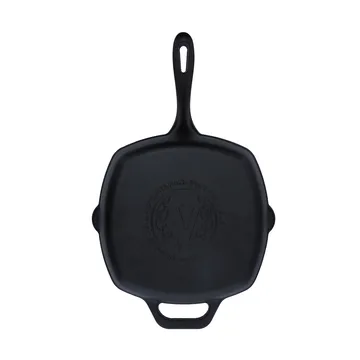 Victoria firkantet grillpanne støpejern pre-seasoned - 44,1x28,4 cm - Victoria