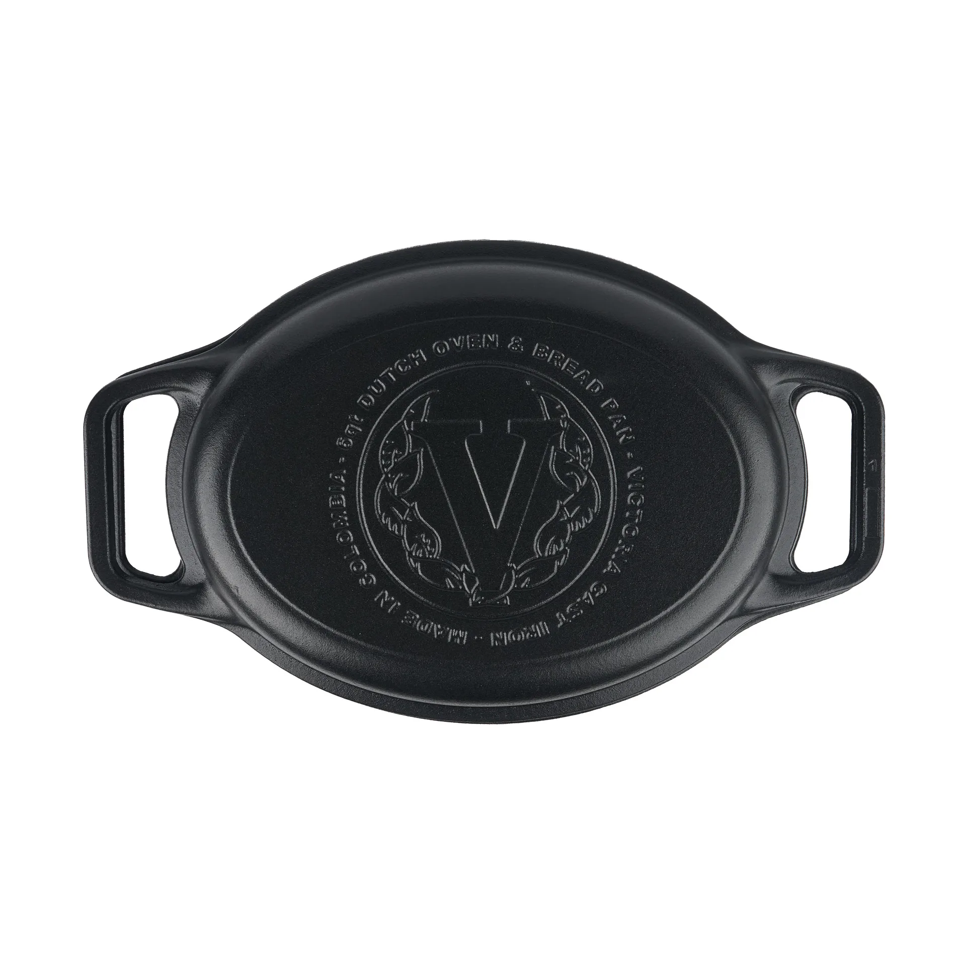 Victoria gryte og brødform støpejern enameled, 2 deler Victoria
