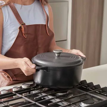 Victoria gryte støpejern enameled - 5,7 l - Victoria