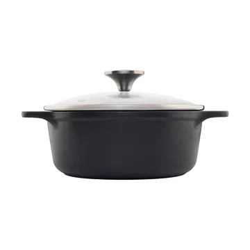 Victoria gryte støpejern glasslokk enameled - 1,9 l - Victoria