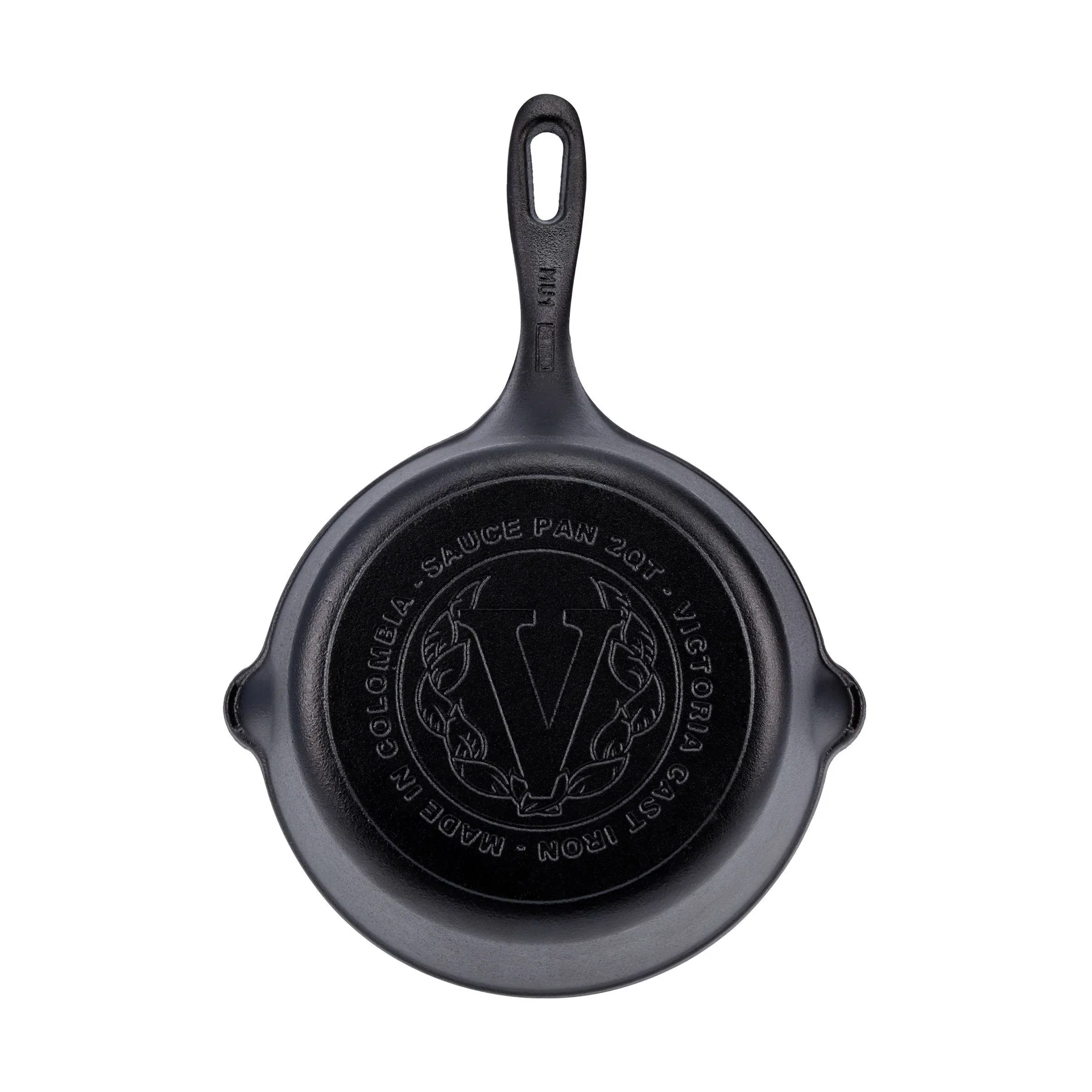 Victoria kasserolle støpejern pre-seasoned, 1,9 L Victoria
