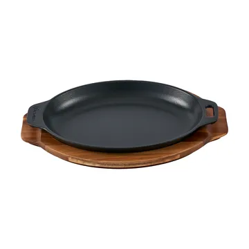 Victoria ovalt serveringsfat i akasietre - 29,4x19 cm - Victoria