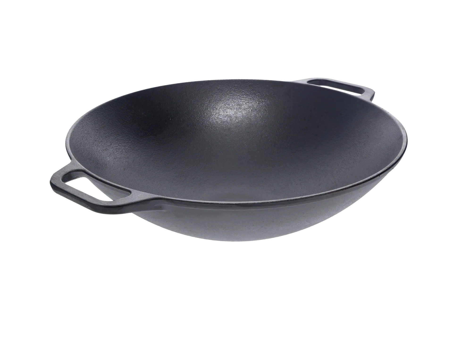 Wokpanne støpejern 36 cm, Svart Victoria