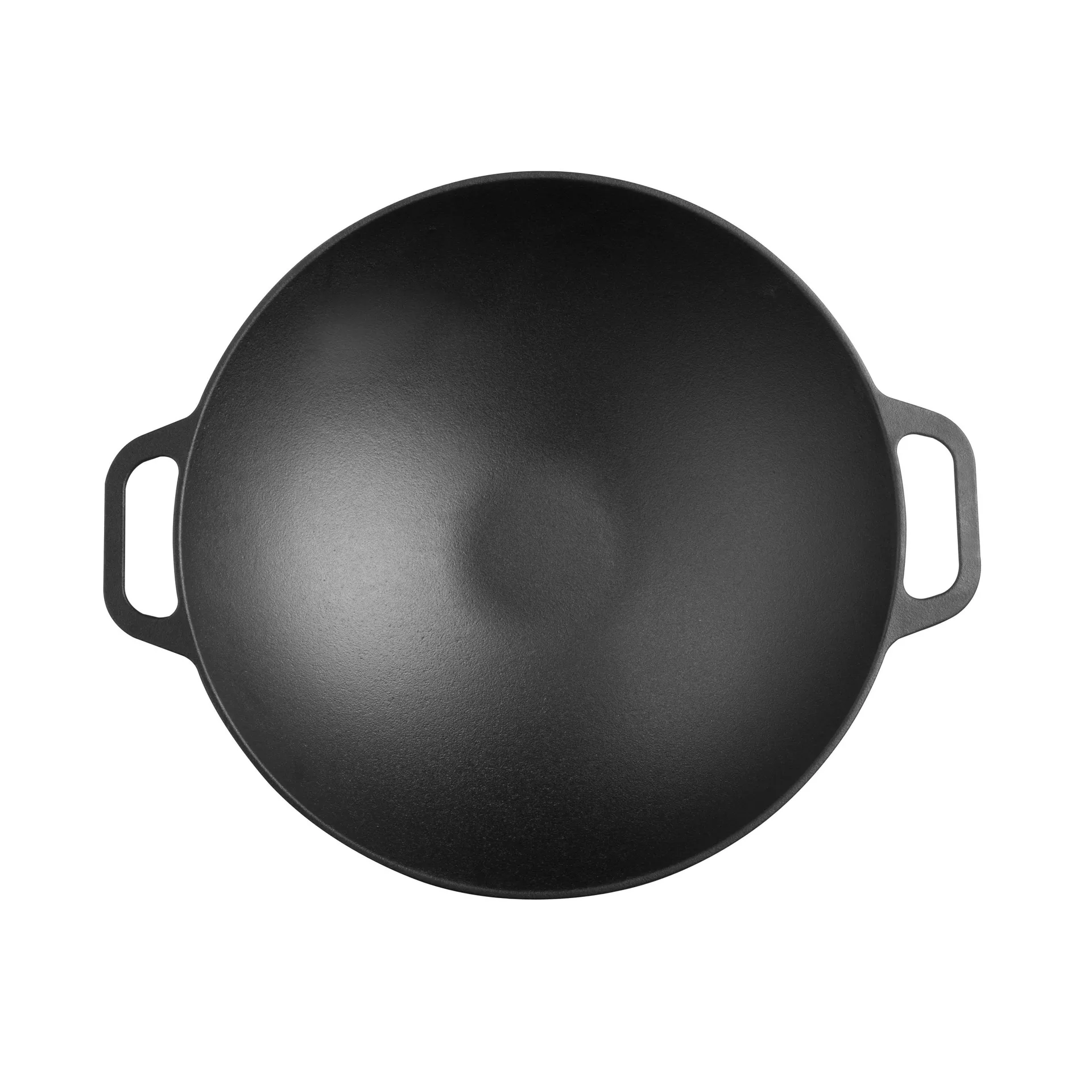 Wokpanne støpejern 36 cm, Svart Victoria