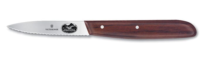 Bølgetannet skrellekniv 8 cm, Natur Victorinox