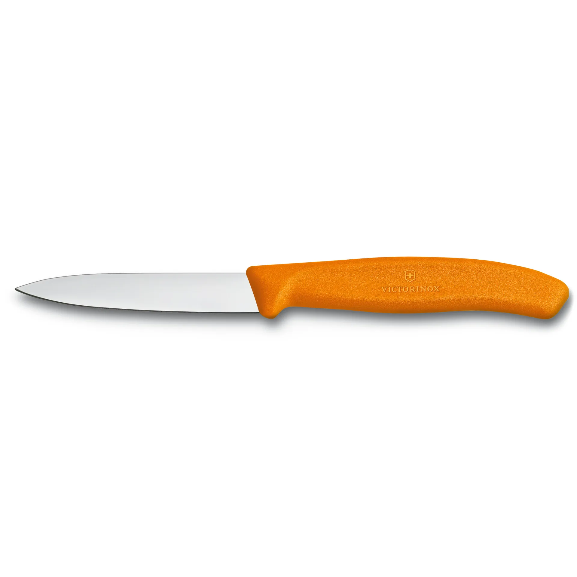 Swiss Classic grønnsaks- og skrellekniv 8 cm, Oransje Victorinox