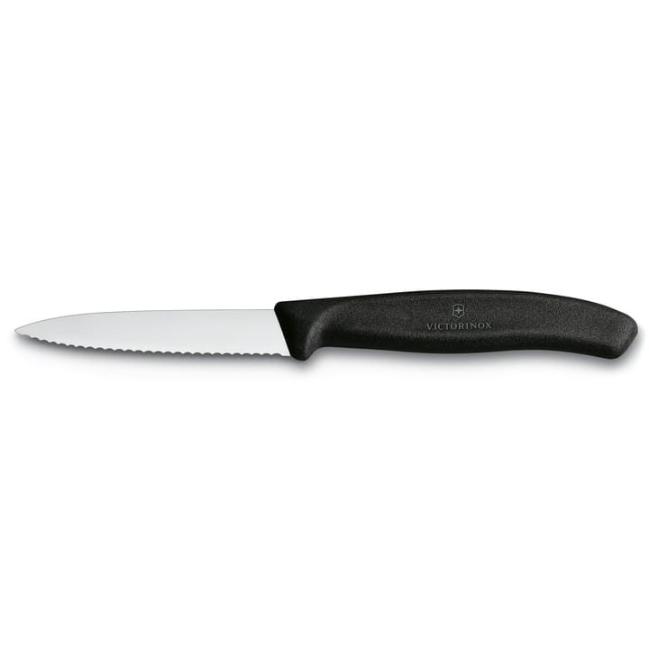 Swiss Classic grønnsaks- og skrellekniv 8 cm - Svart - Victorinox