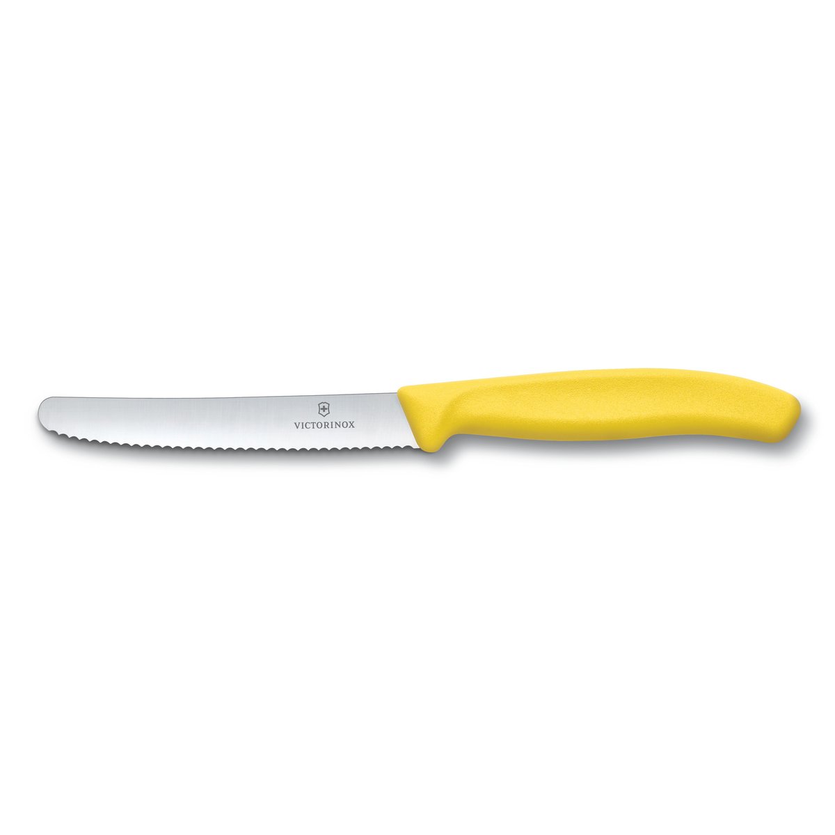 Swiss Classic pølse-/tomatkniv 11 cm Gul