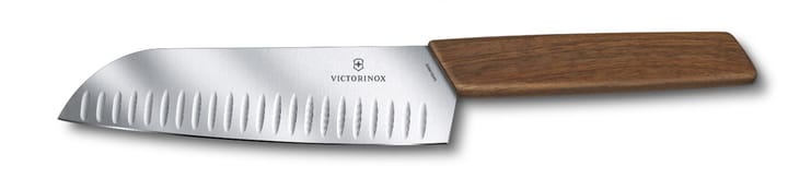 Swiss Modern Santokukniv 17 cm, Brun Victorinox