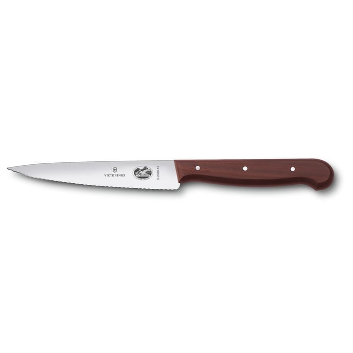 Victorinox kokkekniv bølgetannet 12 cm, Furu Victorinox