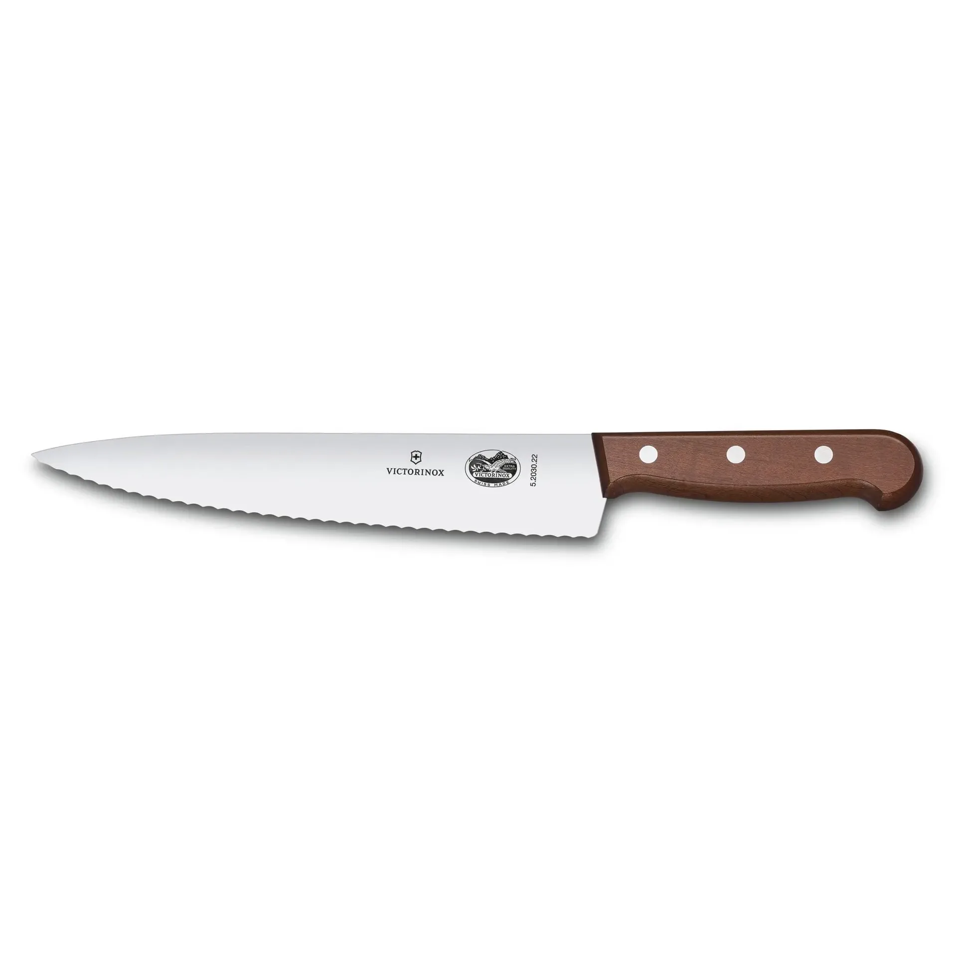 Victorinox kokkekniv bølgetannet 22 cm, Furu Victorinox